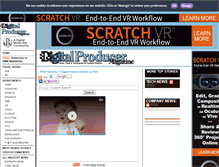 Tablet Screenshot of digitalproducer.com